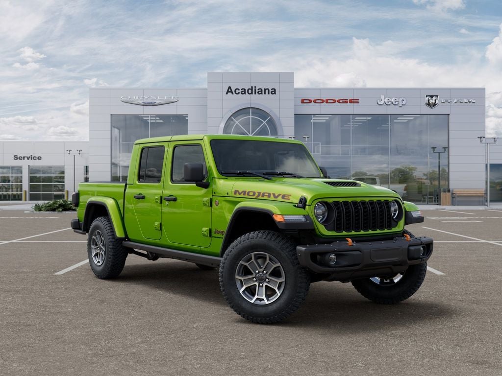 2026 Jeep Gladiator Mojave in Mojito Exterior Paint — front three-quarter view