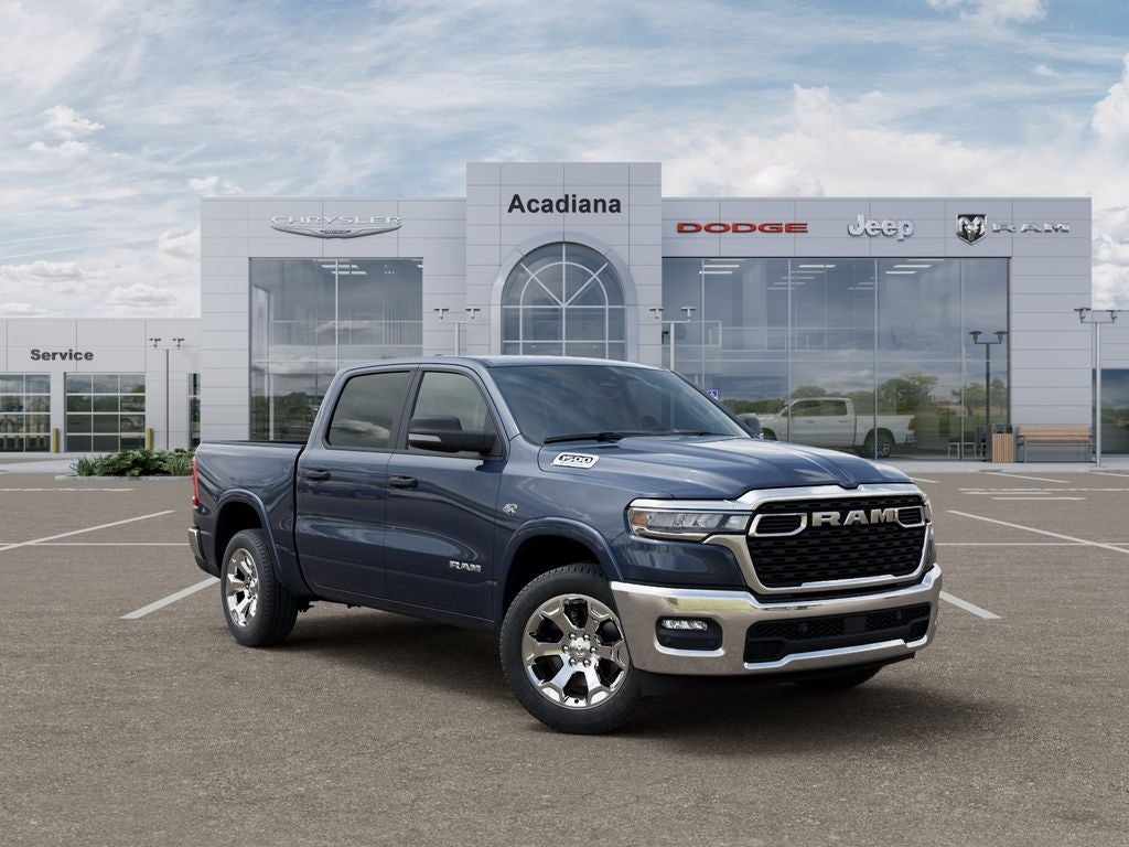 2026 RAM 1500 Big Horn/Lone Star in Forged Blue Metallic Exterior Paint — front three-quarter view