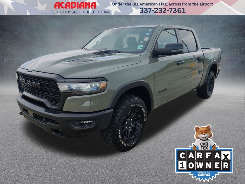 2026 RAM 1500 Rebel in Canyon Lake — front three-quarter view