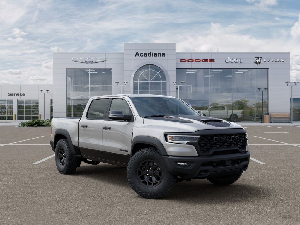 2026 RAM 1500 RHO in Silver Zynith Exterior Paint — front three-quarter view