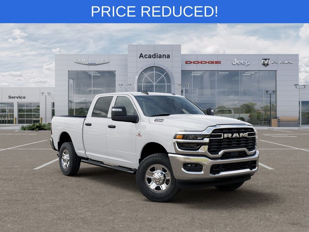 2026 RAM 2500 Tradesman in Bright White Clear-Coat Exterior Paint — front three-quarter view