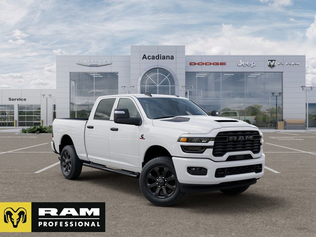 2026 RAM 2500 Tradesman in Bright White Clear-Coat Exterior Paint — front three-quarter view