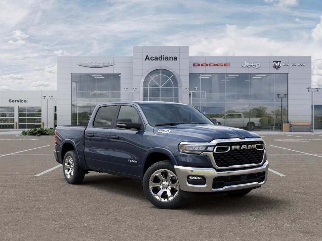 2026 RAM 1500 Big Horn/Lone Star in Forged Blue Metallic Exterior Paint — front three-quarter view