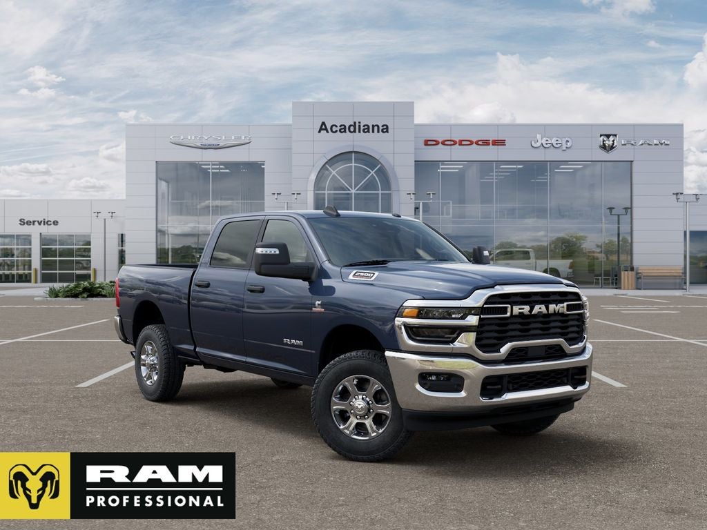 2026 RAM 2500 Big Horn in Forged Blue Metallic Exterior Paint — front three-quarter view