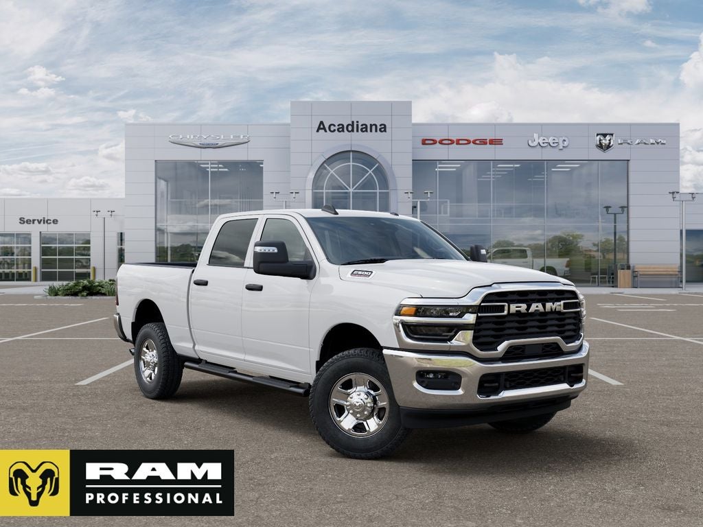2026 RAM 2500 Tradesman in Bright White Clear-Coat Exterior Paint — front three-quarter view