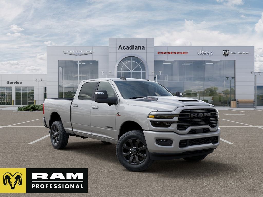2026 RAM 2500 Laramie in Silver-Zynith Exterior Paint — front three-quarter view