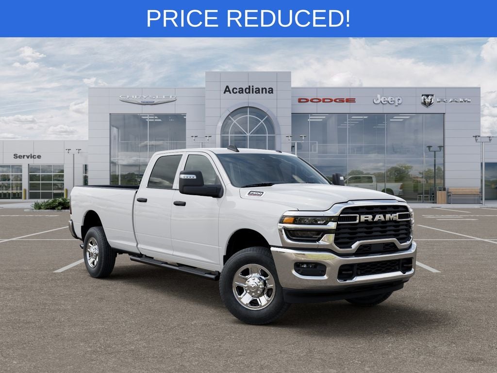 2026 RAM 2500 Tradesman in Bright White Clear-Coat Exterior Paint — front three-quarter view