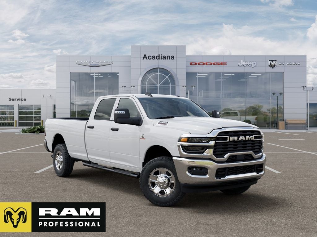 2026 RAM 2500 Tradesman in Bright White Clear-Coat Exterior Paint — front three-quarter view