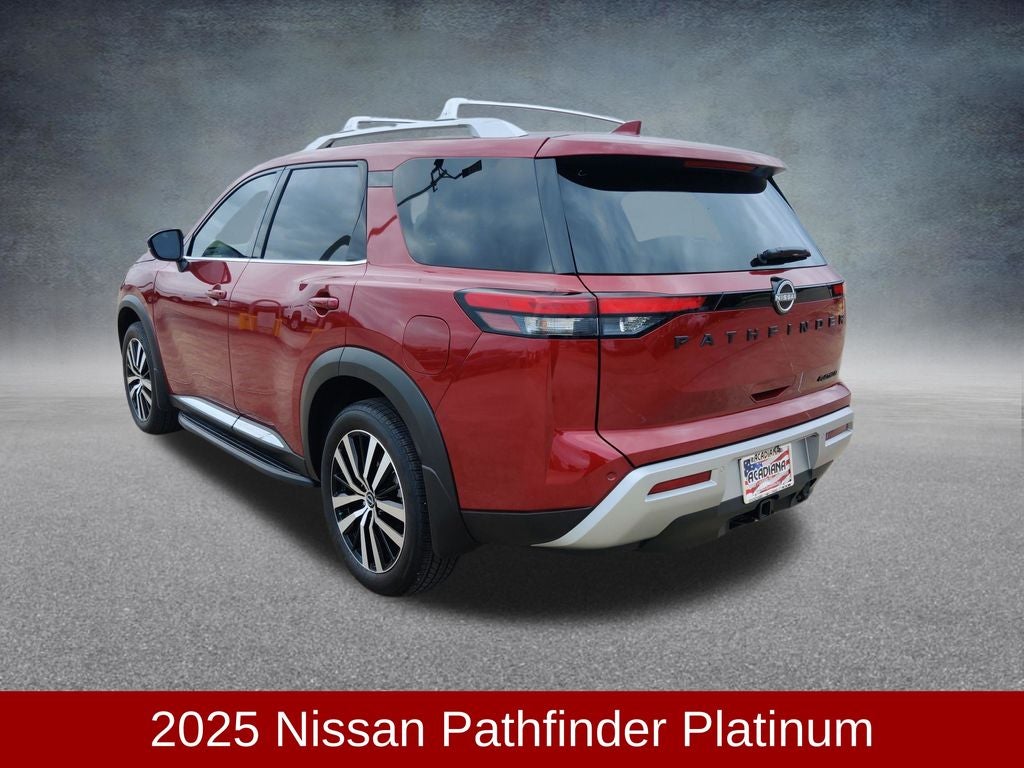 2025 Nissan Pathfinder — rear three-quarter view